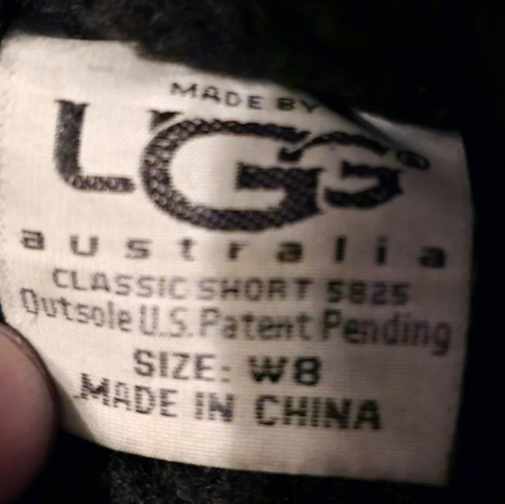 UGG‎ Black Suede Boots Size 8